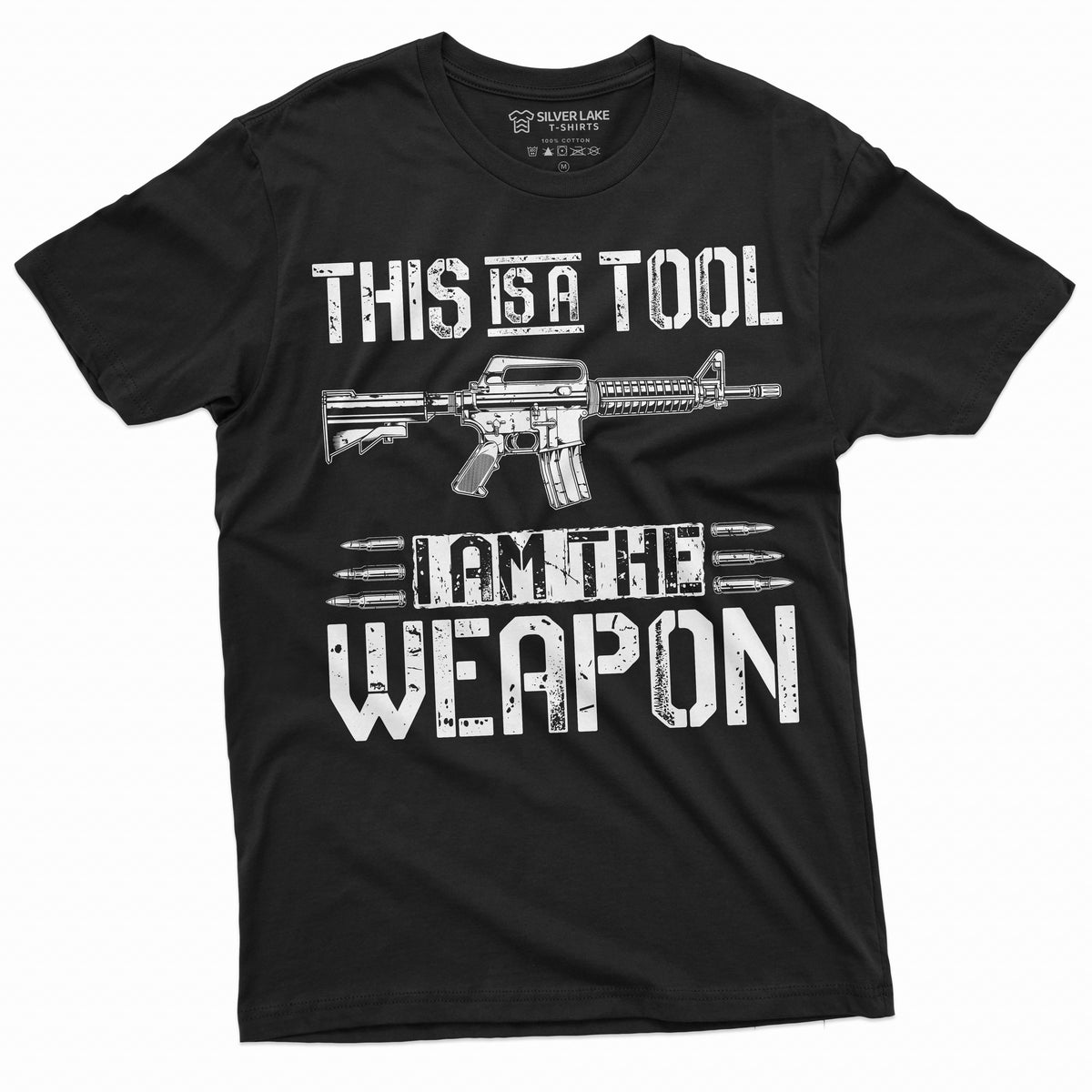 Men's This is a tool I am the weapon T-shirt Pro Gun 2nd product image 3