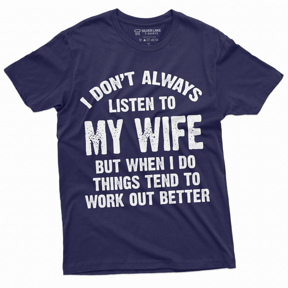 Listen to my Wife Funny Shirt Husband Tee Mens marriage product image 11
