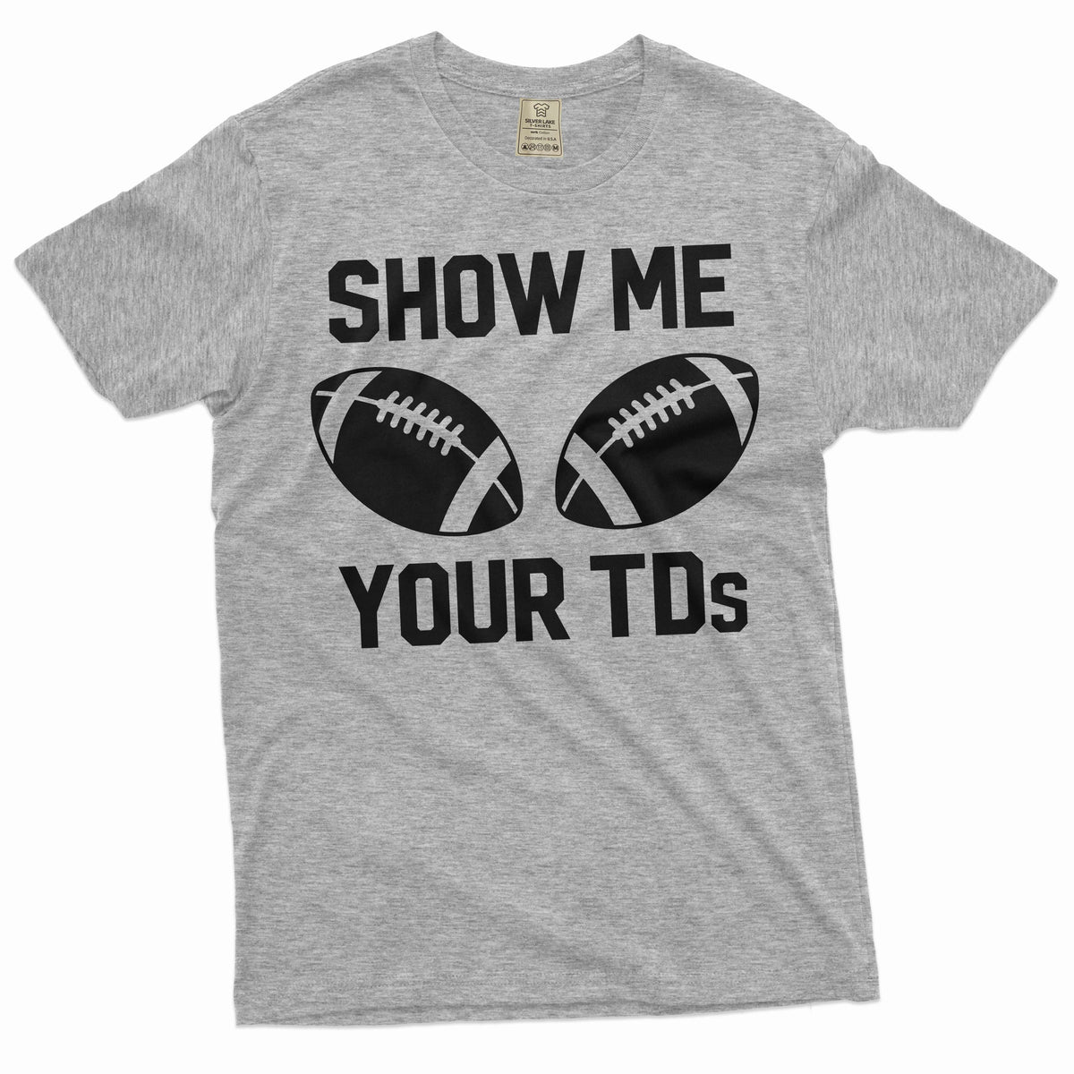 Funny Football Shirt Show Me Your touchdowns Sports boobs product image 5