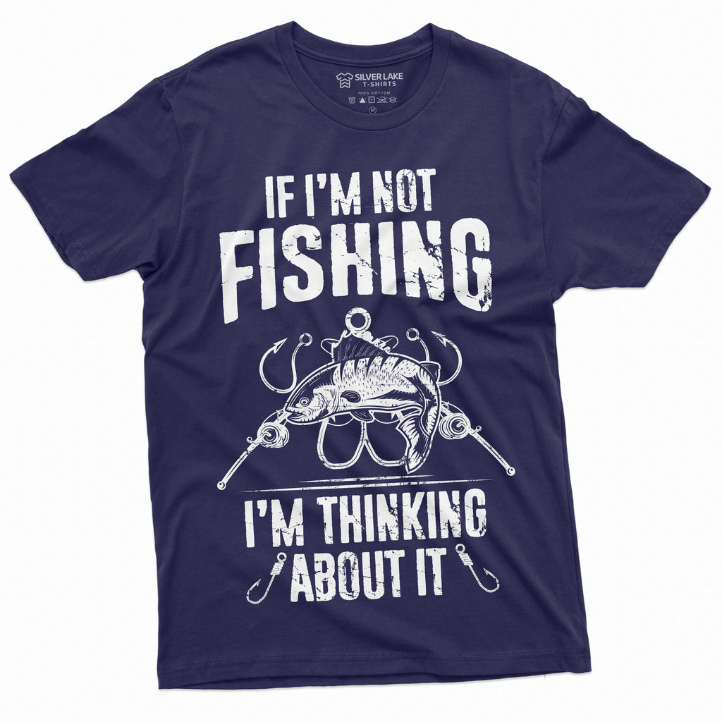 Men's Funny Fishing Thinking about it T-shirt Hobby Tees product image 9