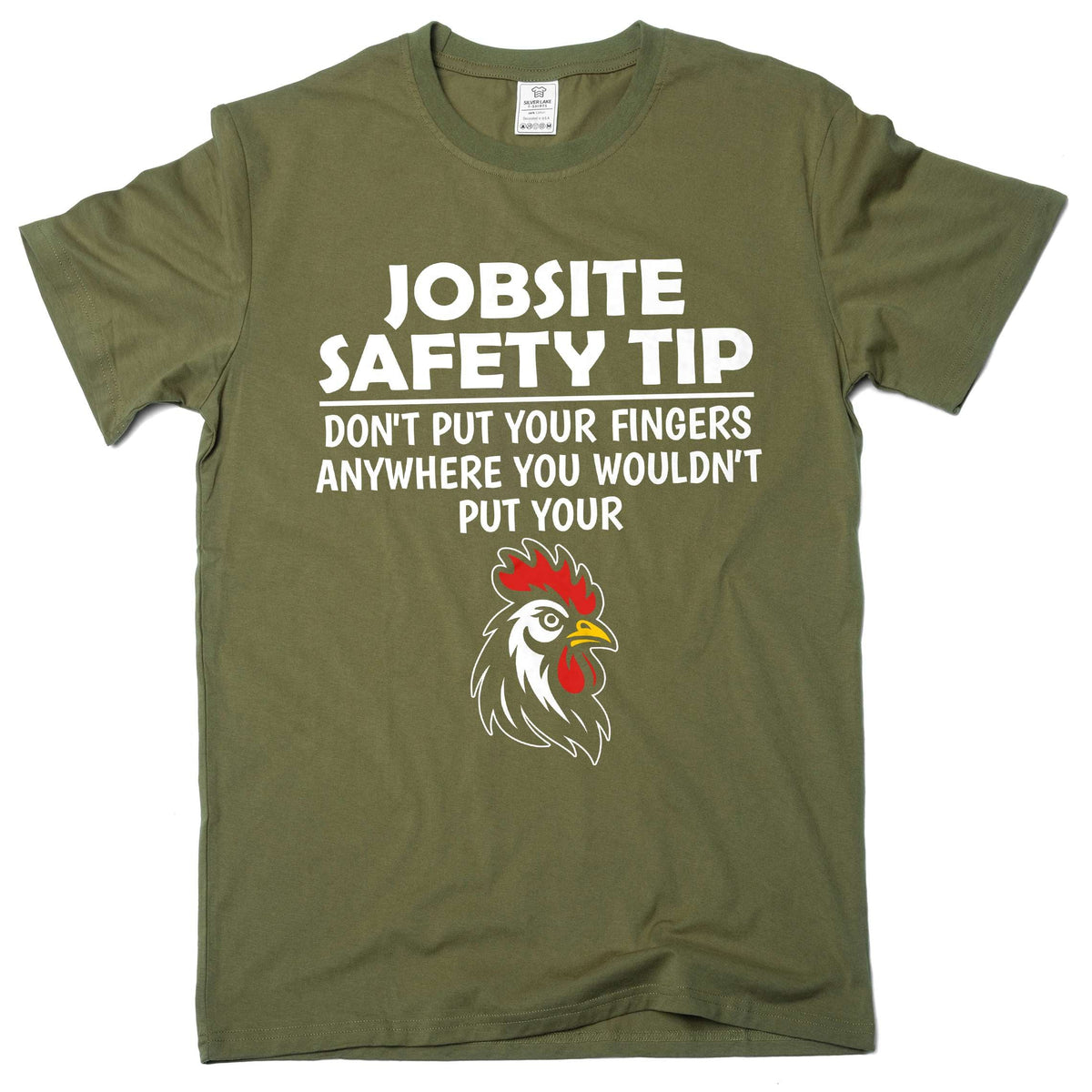 Men's Jobsite Safety T-shirt Humor Humorous Funny Saying product image 4