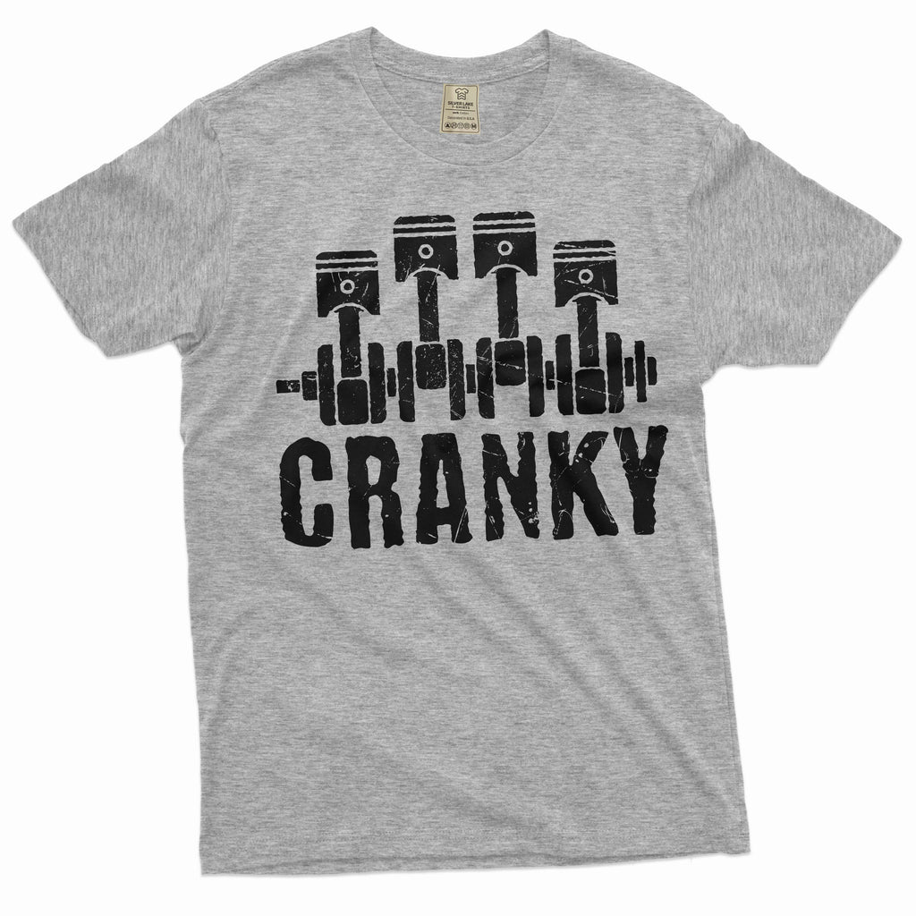Men's funny Mechanic Tee Cranky Shirt Car Engine Dad product image 5