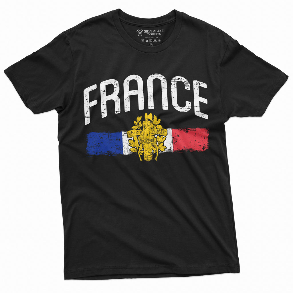 Men's France T-shirt French Patriotic Nationality product image 8
