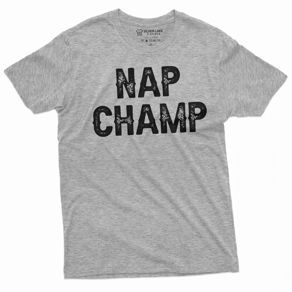 Men's Funny Nap Champ T-shirt Champion Grandpa Papa Dad product image 5