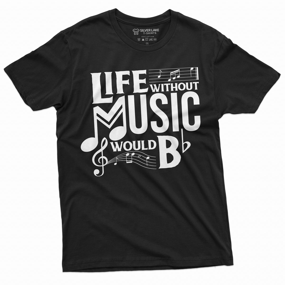 band t-shirt Life without music would be boring Tee Musical product image 3