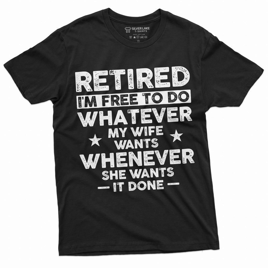 Men's funny retirement T-shirt Gift for husband retired product image 1