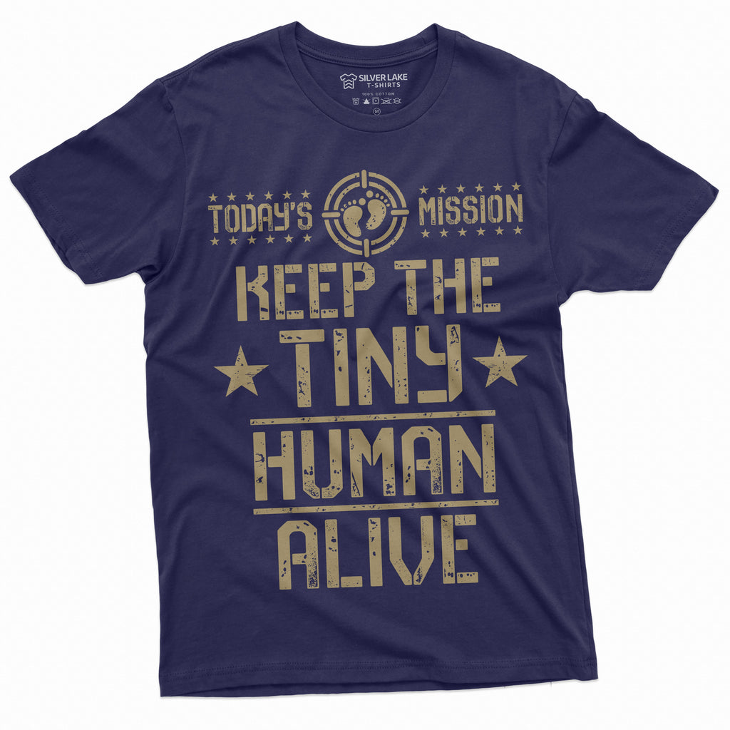 Men's Dad Father's Daughter son T-shirt Today's Mission product image 3