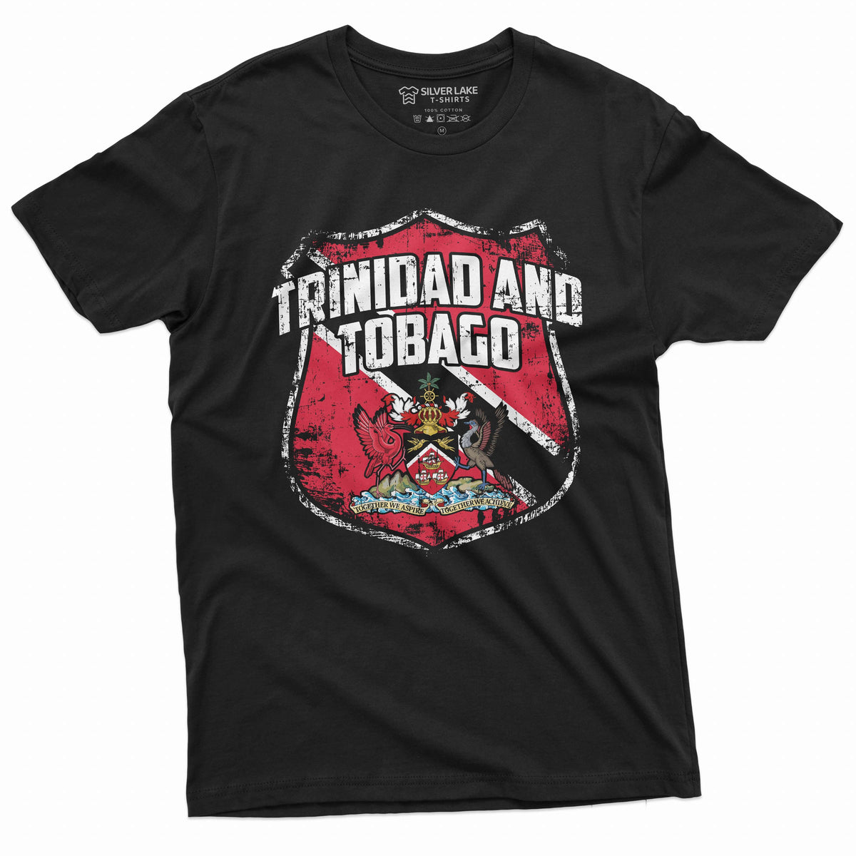 Mens Trinidad and Tobago Country tee shirt Coat of arms product image 1