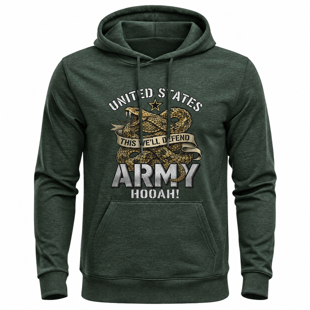 United States Army This We’ll Defend Hooah Hoodie product image 10