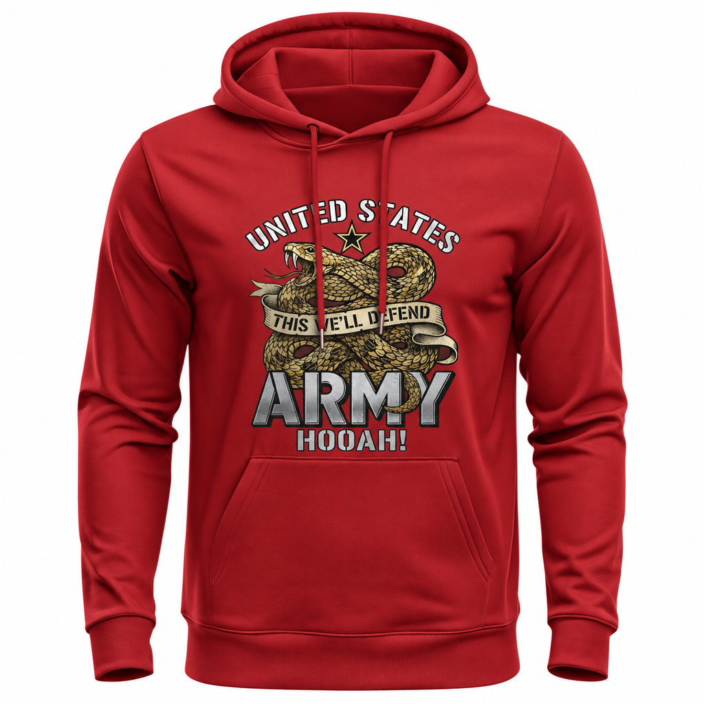 United States Army This We’ll Defend Hooah Hoodie product image 6