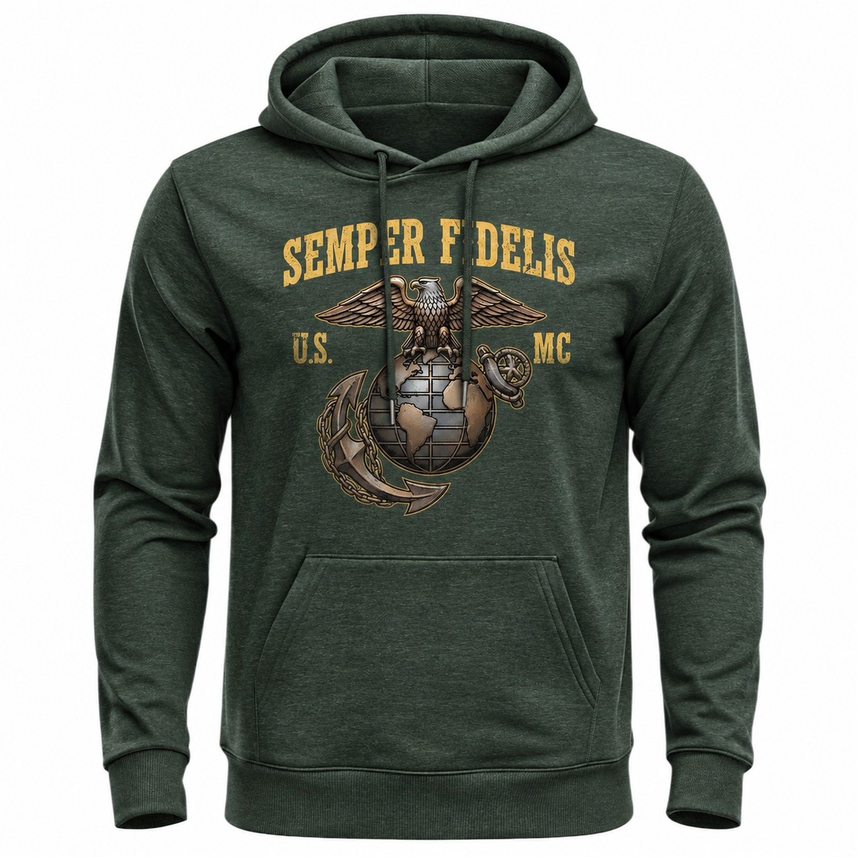 Semper Fidelis USMC Proud US Military Hoodie product image 10