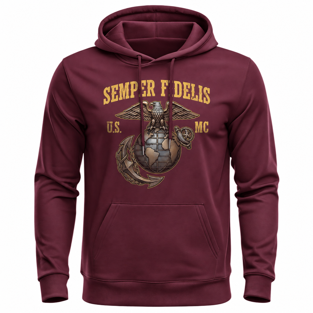 Semper Fidelis USMC Proud US Military Hoodie product image 8