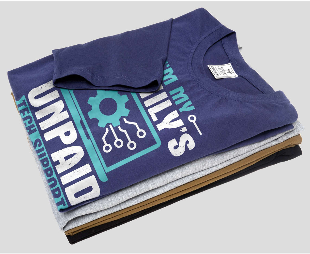 Men's Funny unpaid family tech support T-shirt Christmas product image 6