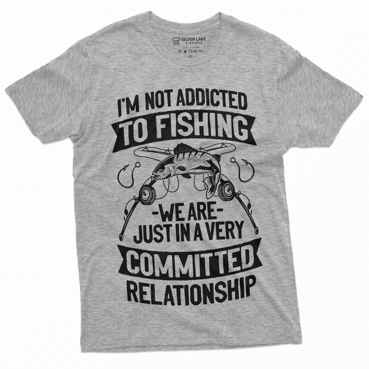 Men's Funny Fishing T-shirt Addicted to Grandpa Dad husband product image 13