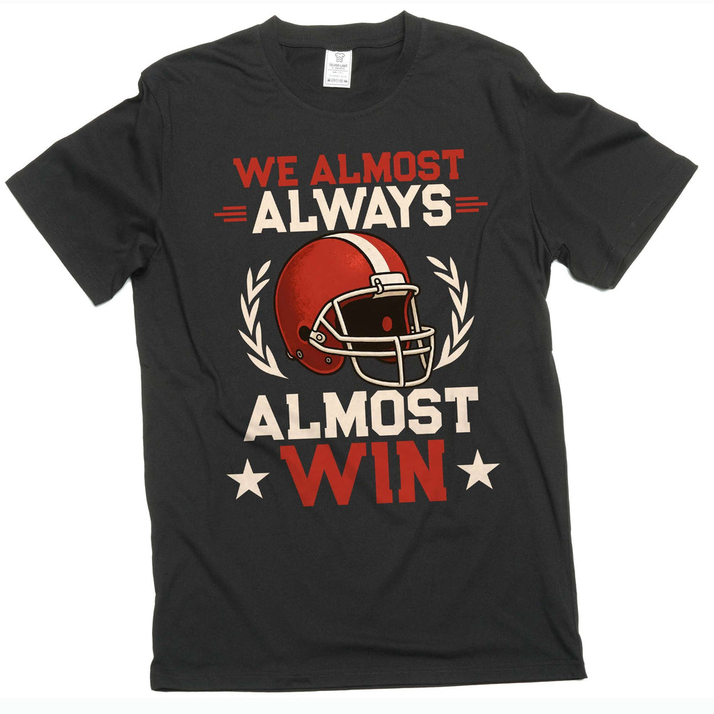 Men's Funny We almost always win sports football T-shirt product image 1