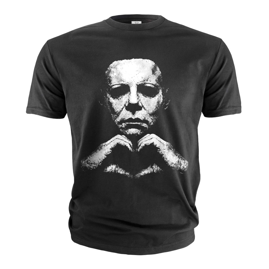 Masked Horror Shirt Heart Hands Scary Slasher Myers love product image 1