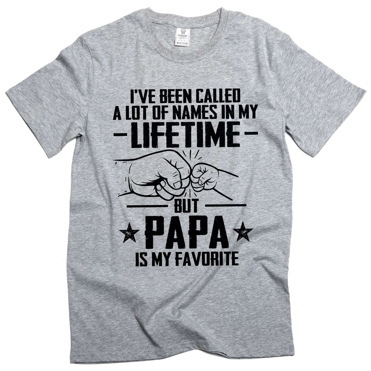 Men's papa T-shirt grandpa dad father grandkids father's product image 5