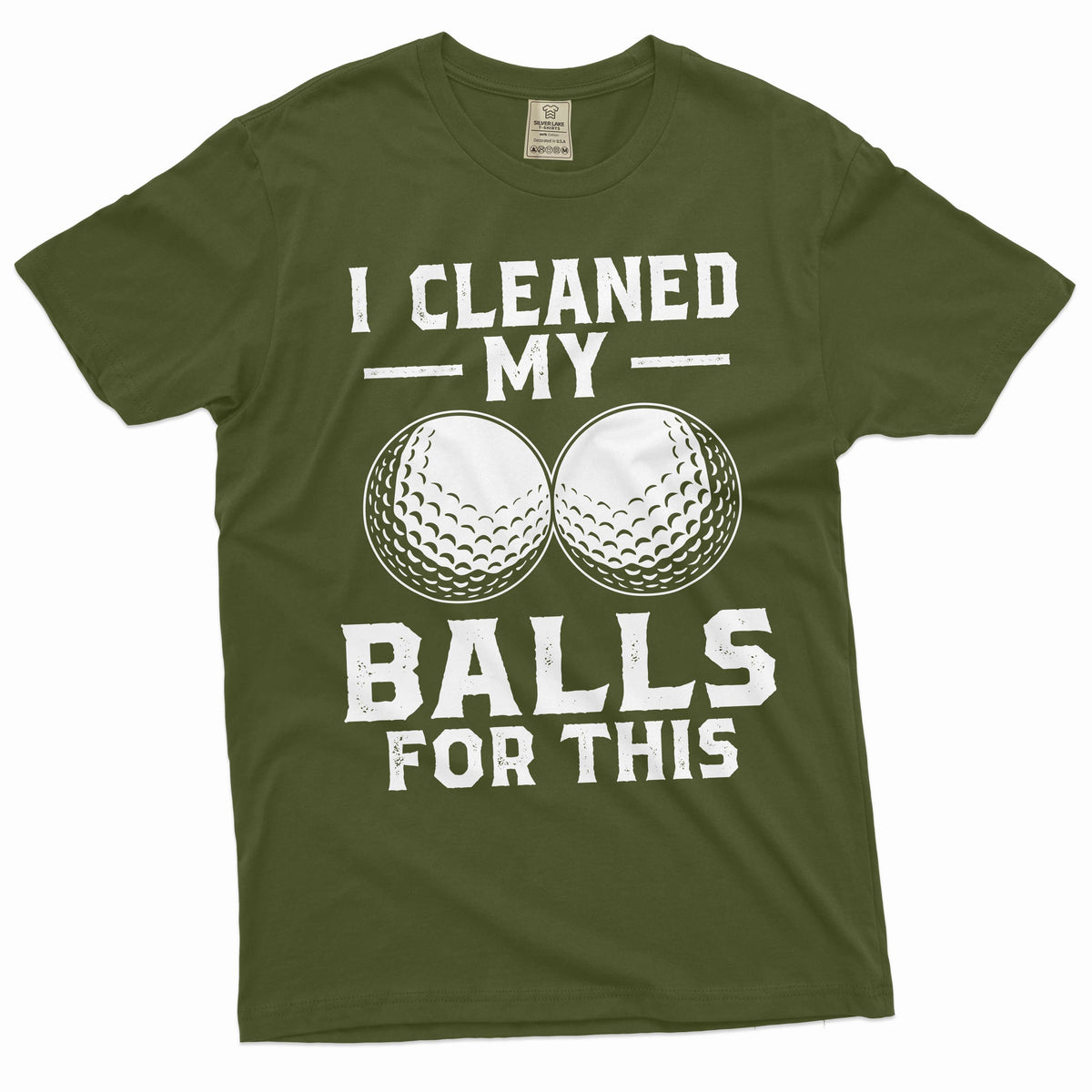 Men's funny Golf Tshirt I cleaned my balls for this sports product image 4