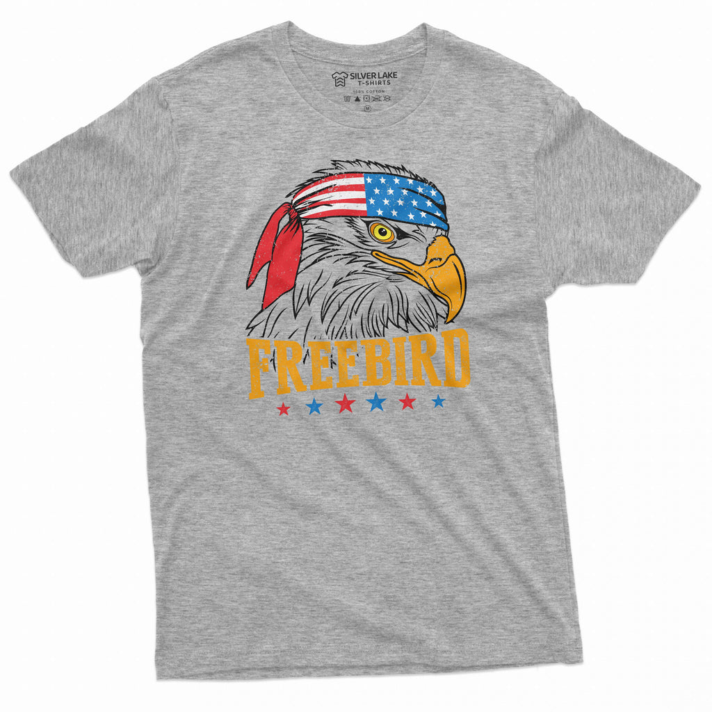 Men's 4th of July Patriotic T-shirt Eagle bandana cool product image 5