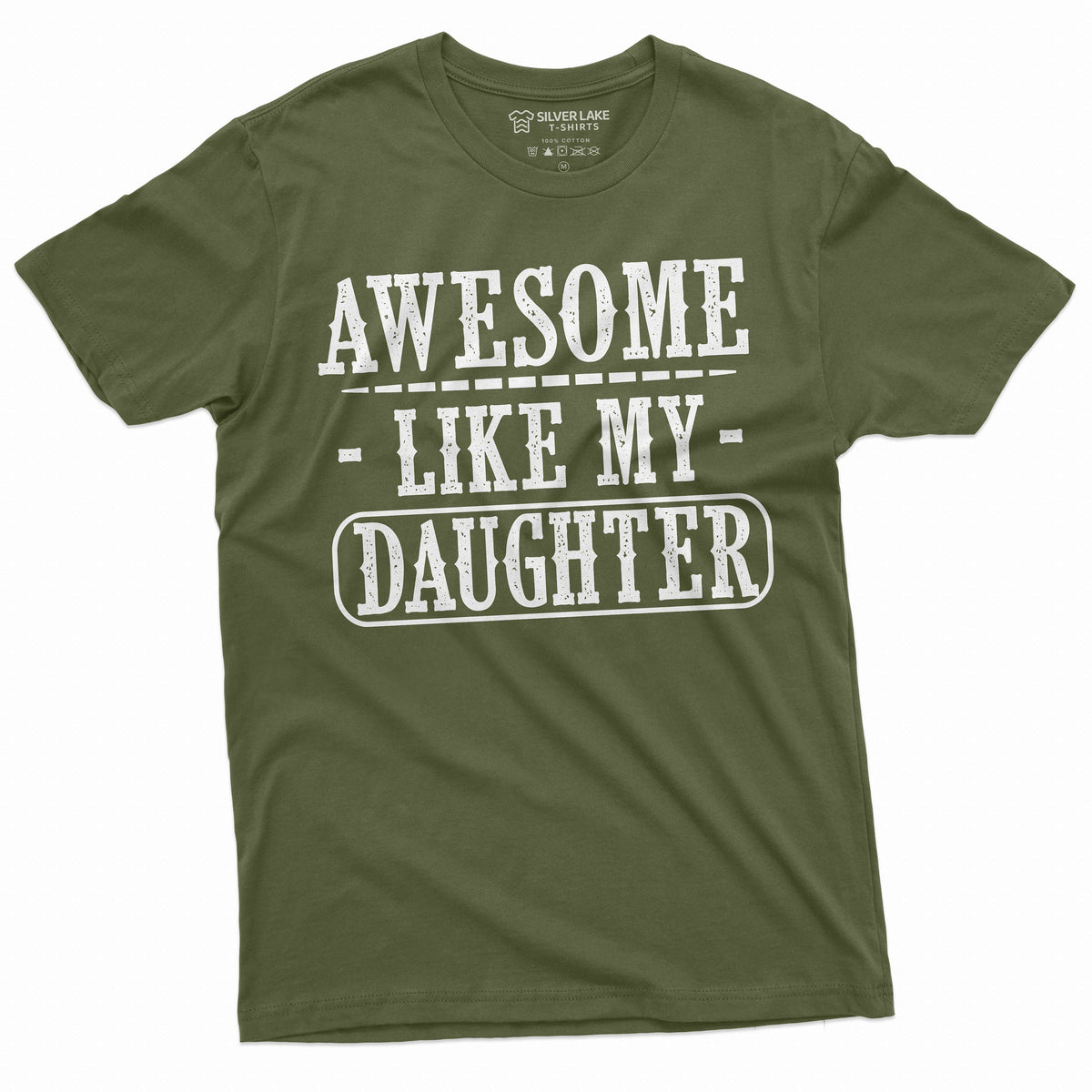 Father T-shirt, Dad tee shirt, Fathers day daughter awesome product image 2