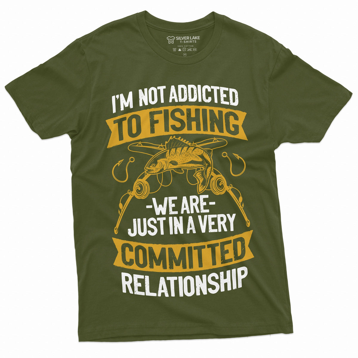 Men's Funny Fishing T-shirt Addicted to Grandpa Dad husband product image 7