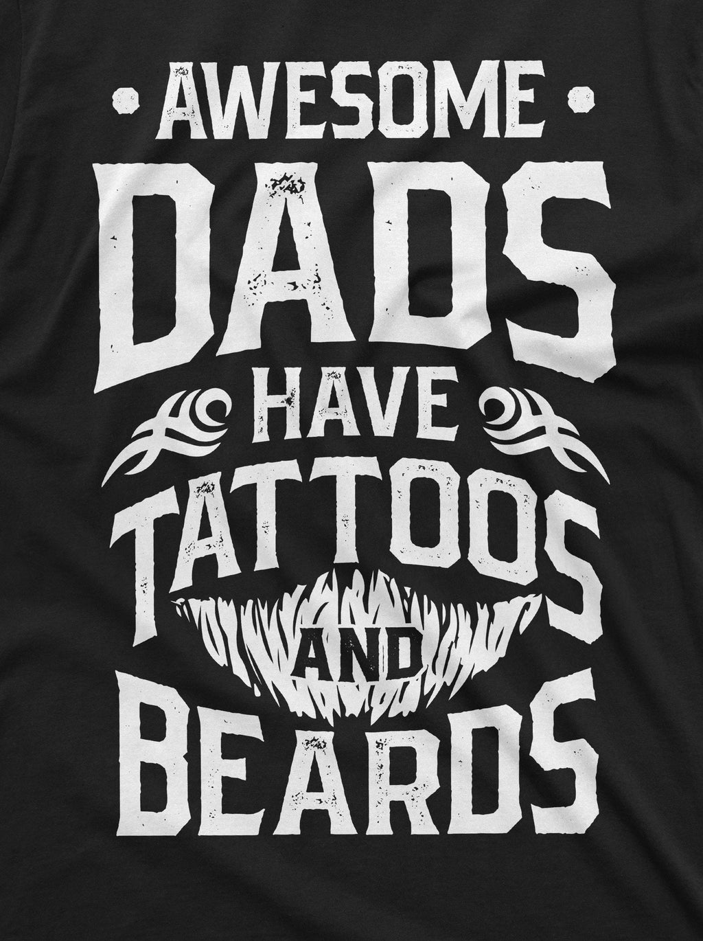 Mens Beard and Tattoo Birthday Gift Fathers Day Shirt product image 7