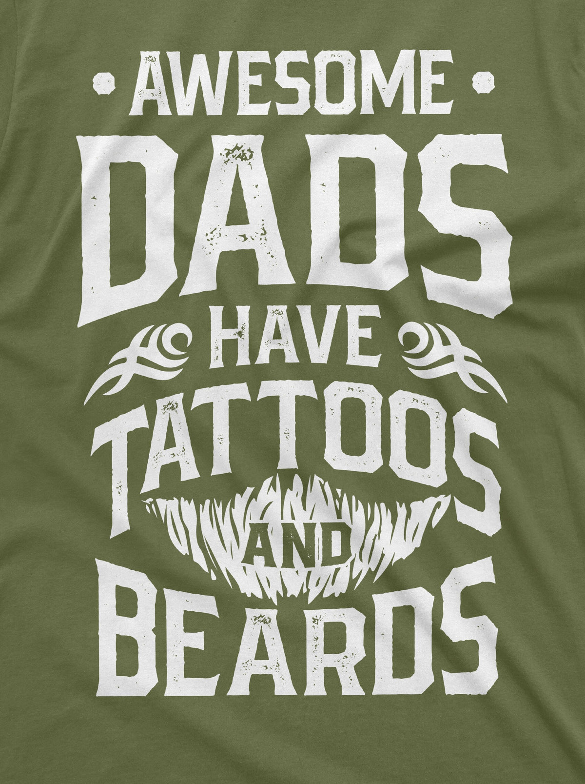 Mens Beard and Tattoo Birthday Gift Fathers Day Shirt product image 5