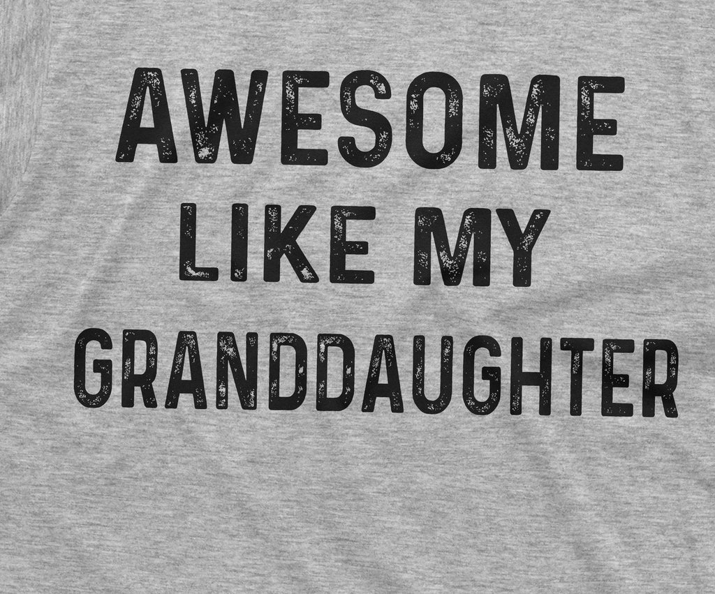 Awesome Like My Granddaughter T-shirt Mens Grandpa Gift product image 8