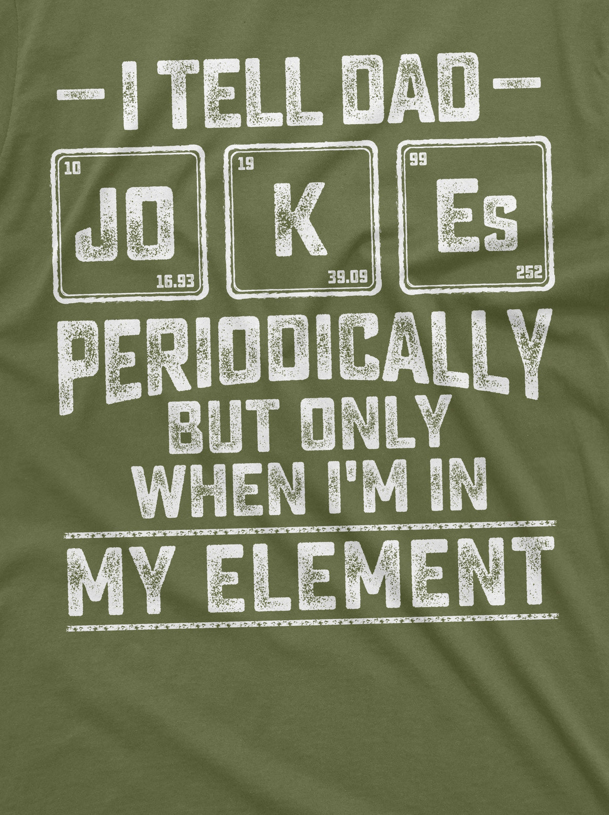 Men's Funny Dad Jokes Chemistry T-shirt Periodic Table product image 6