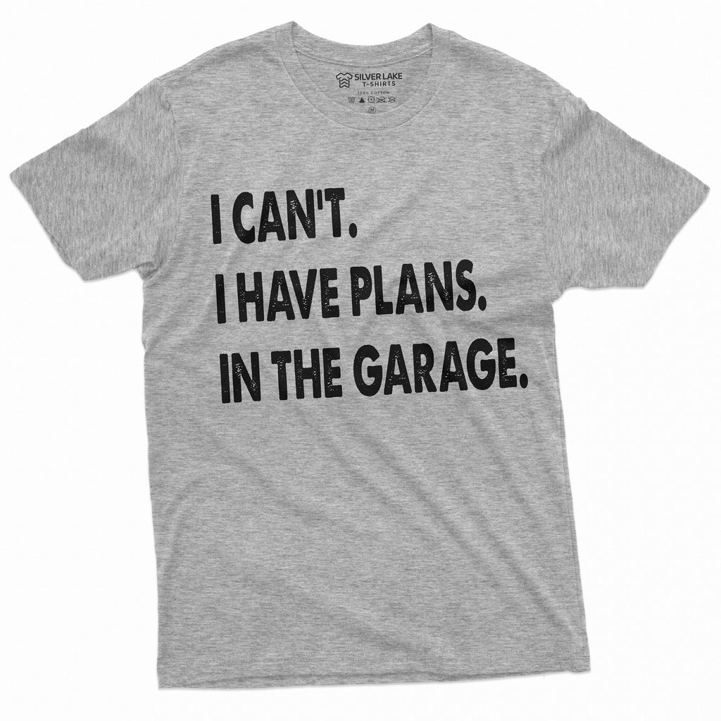 Men's Funny Garage Plans T-shirt Fathers day Gift Idea Dad product image 9