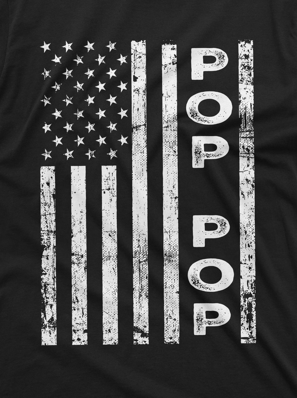 Men's Pop US flag Tee Shirt Poppop Fathers day 4th of July product image 7
