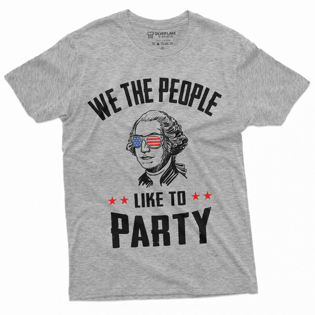Fourth of July Partying T-shirt We the people like to part product image 4
