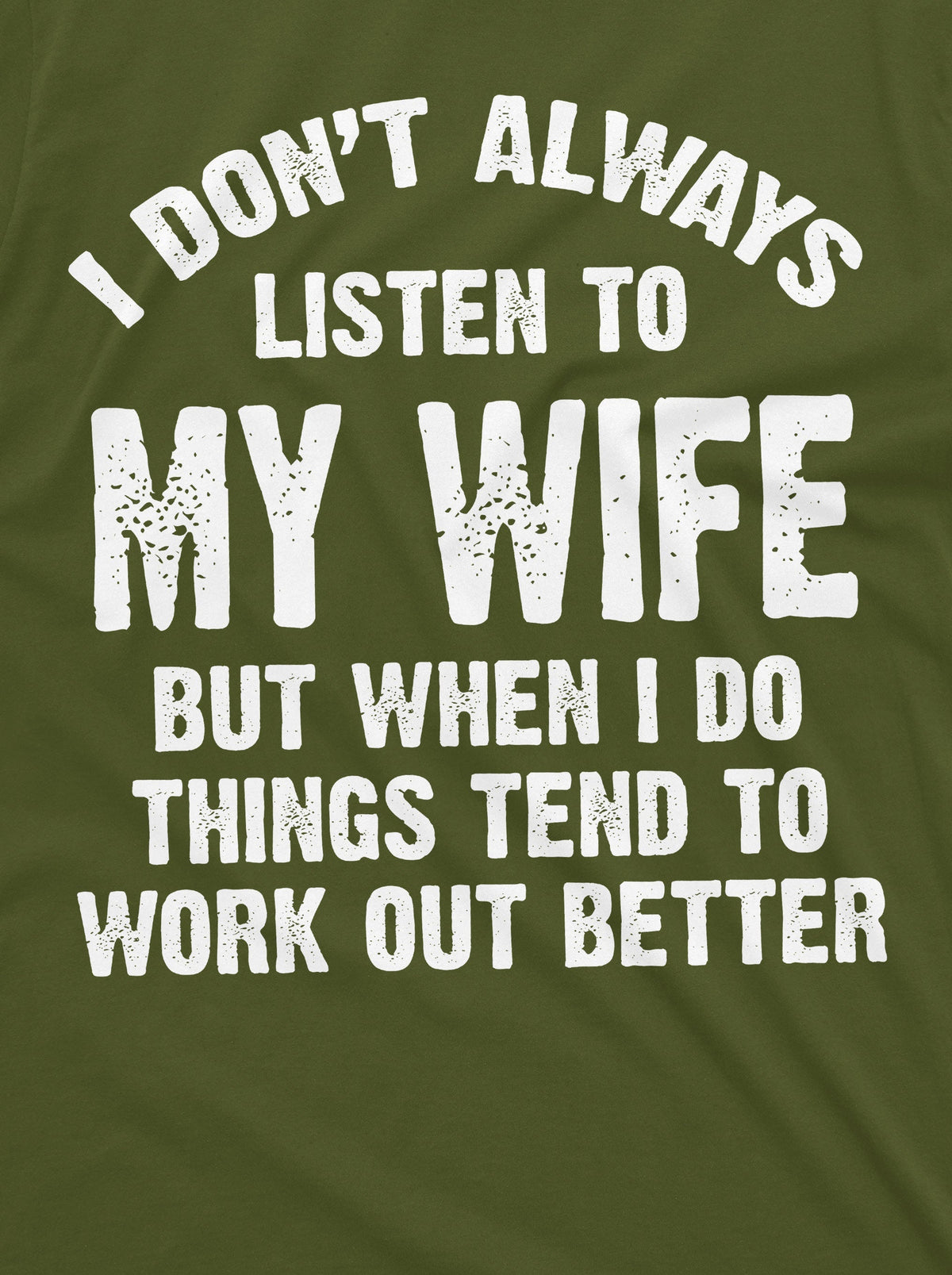 Listen to my Wife Funny Shirt Husband Tee Mens marriage product image 9