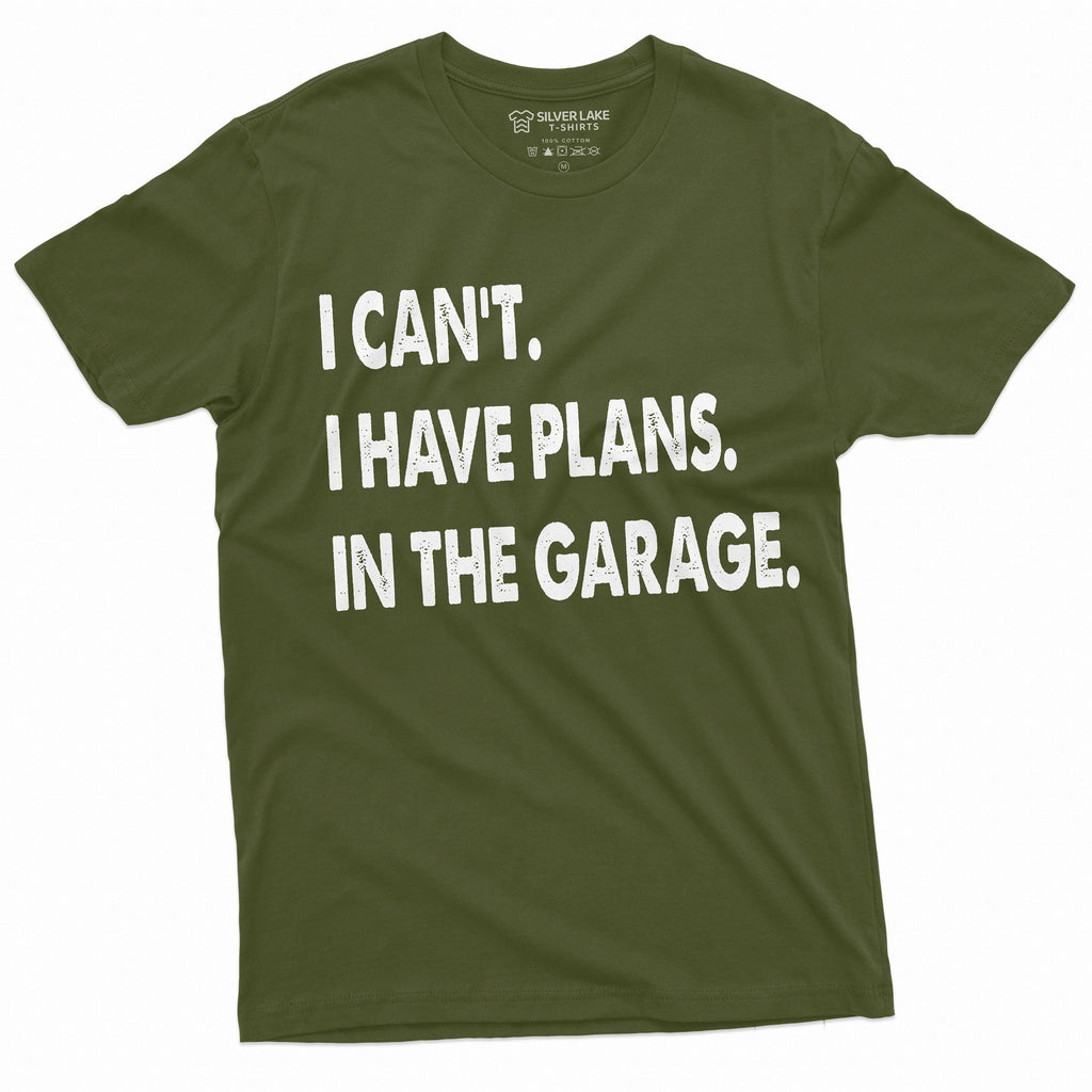 Men's Funny Garage Plans T-shirt Fathers day Gift Idea Dad product image 1
