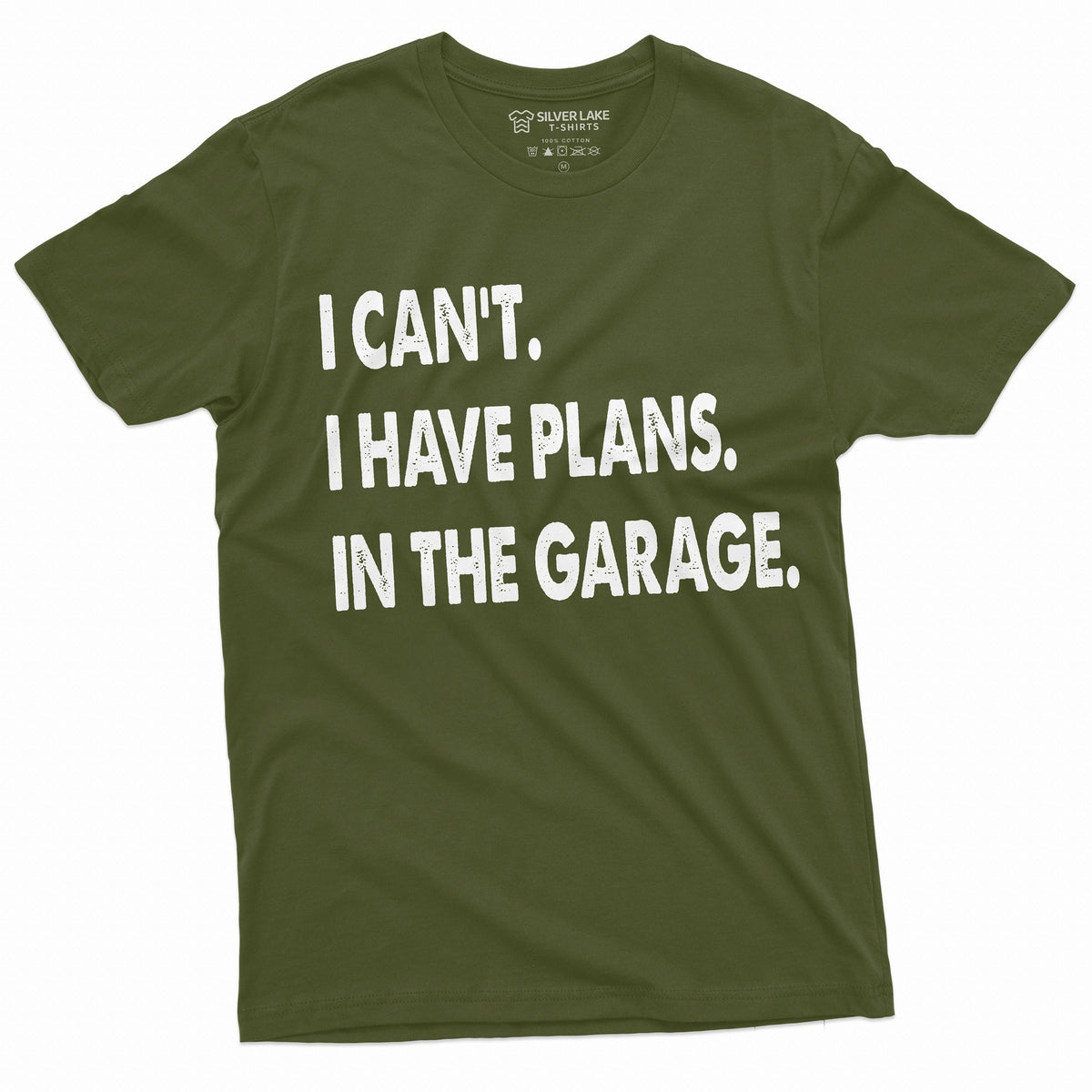 Men's Funny Garage Plans T-shirt Fathers day Gift Idea Dad product image 1