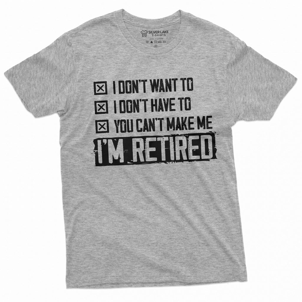 Retirement T-shirt Mens Retired Dad Mom Grandpa Grandma product image 3