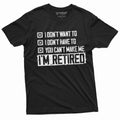 Retirement T-shirt Mens Retired Dad Mom Grandpa Grandma product image 1