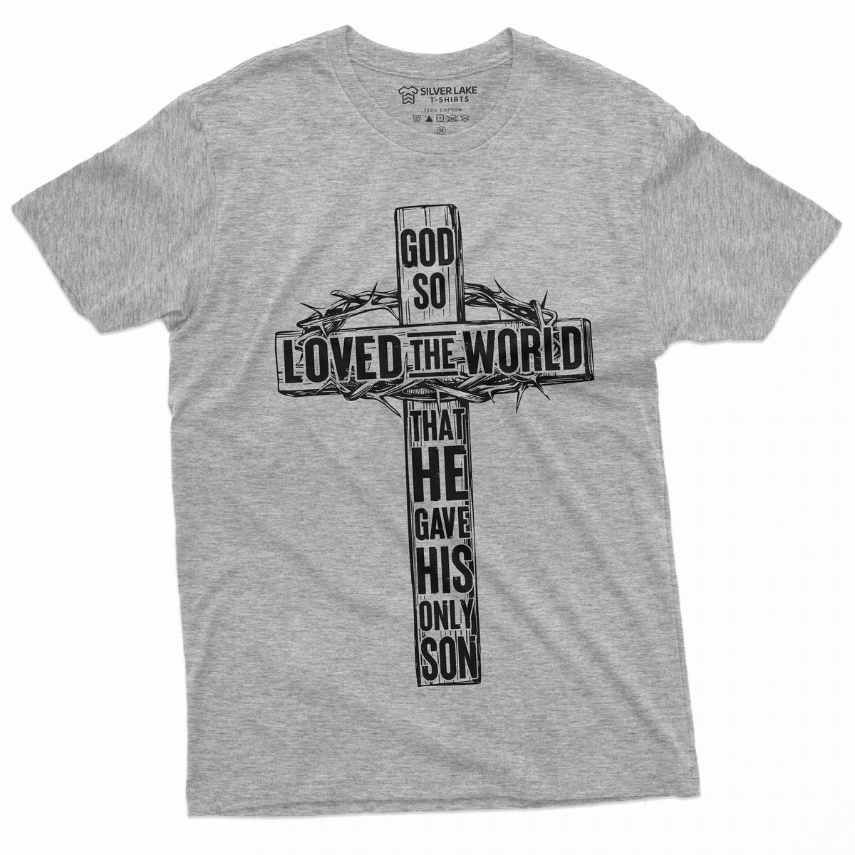 Jesus T-shirt Christian Tee Cross Shirt Unisex Mens Womens product image 4