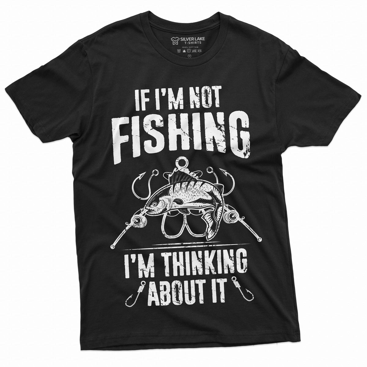 Men's Funny Fishing Thinking about it T-shirt Hobby Tees product image 4