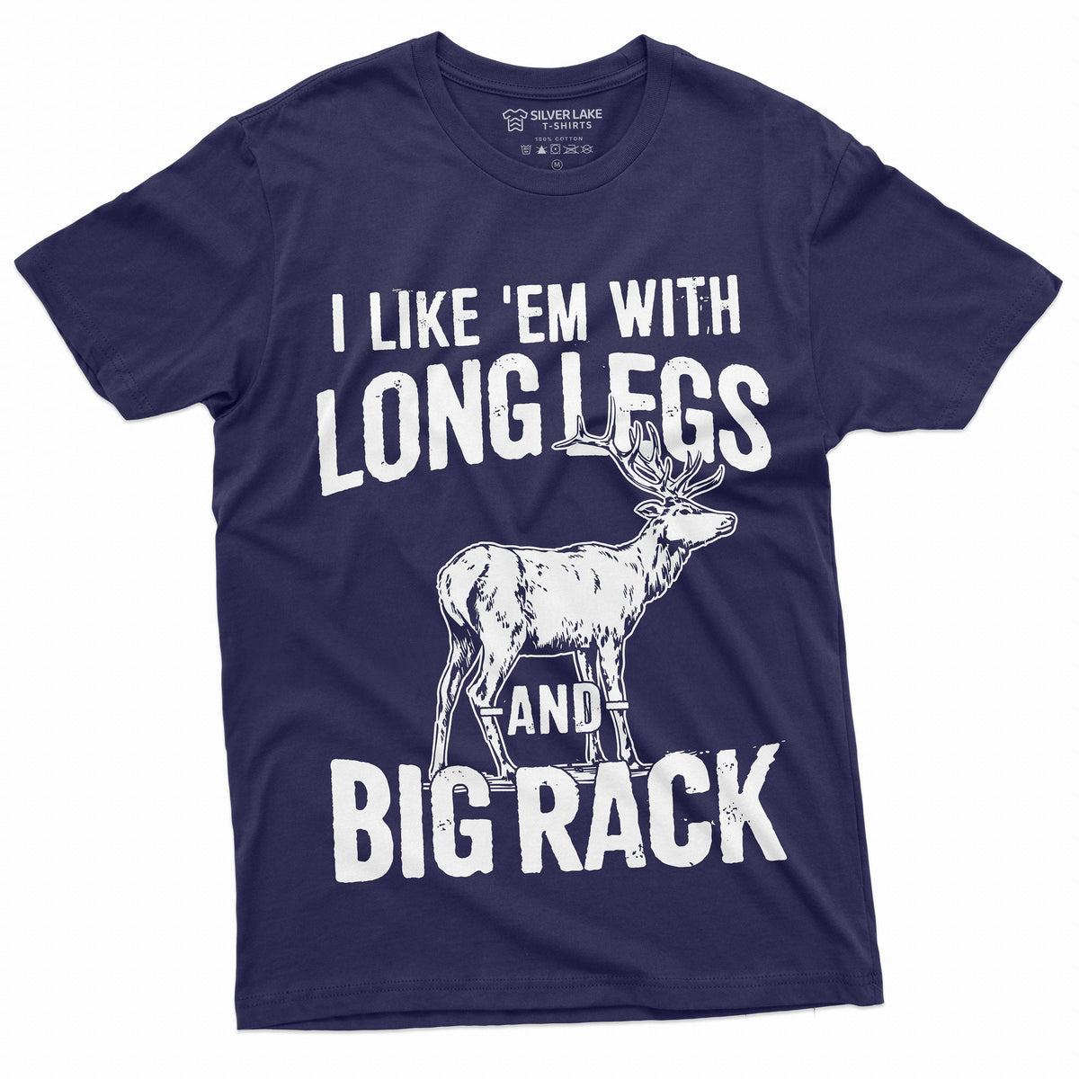 Men's Funny Hunting Shirt Deer Hunt Humor Long Legs and Big product image 4