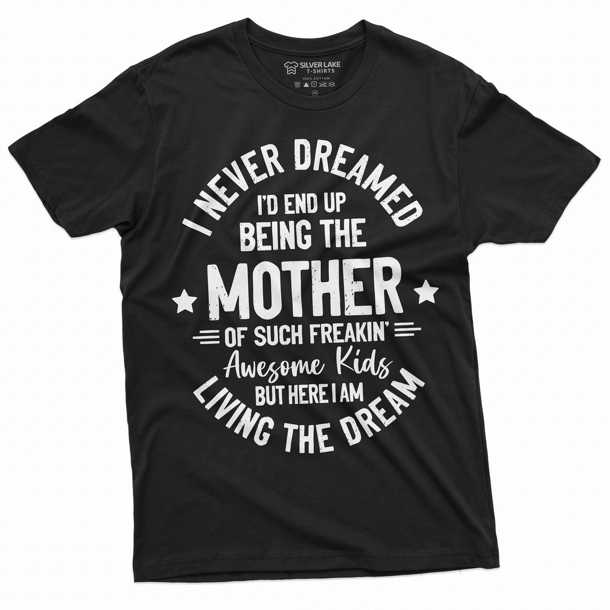 Womens Mother Mom T-shirt Mother’s Day Living a dream Tee product image 1