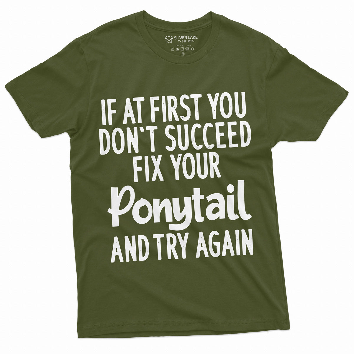Womens Success T-shirt Inspirational Fix your Ponytail and product image 5