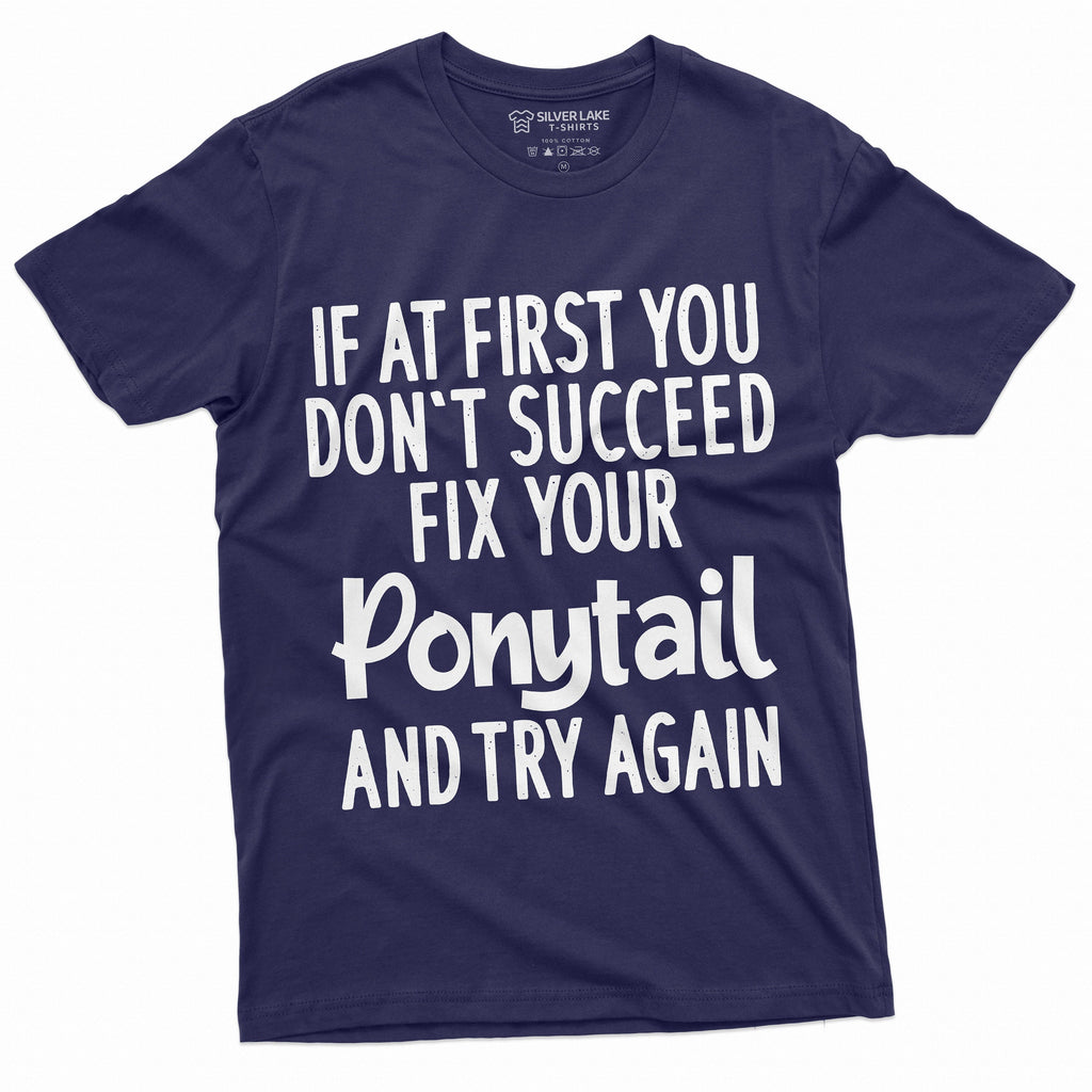 Womens Success T-shirt Inspirational Fix your Ponytail and product image 3