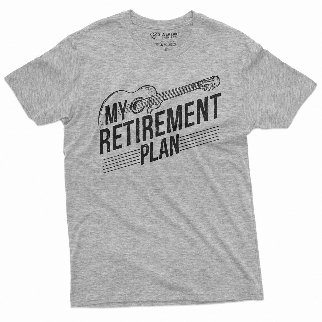 Retirement Plan Mens T-shirt Guitar Player Guitarist Tee product image 4