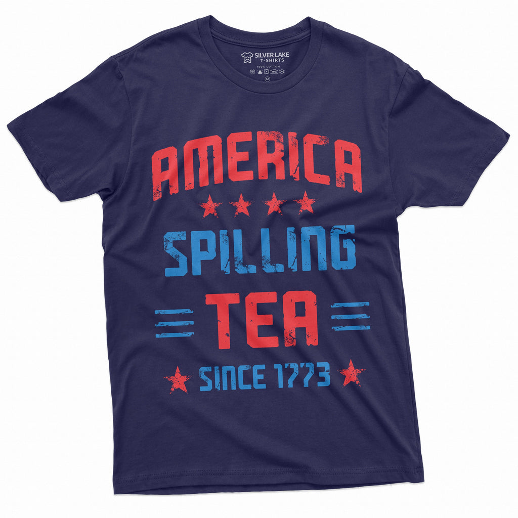 American Spelling Tea Since 1776 4th of July T-shirt product image 1