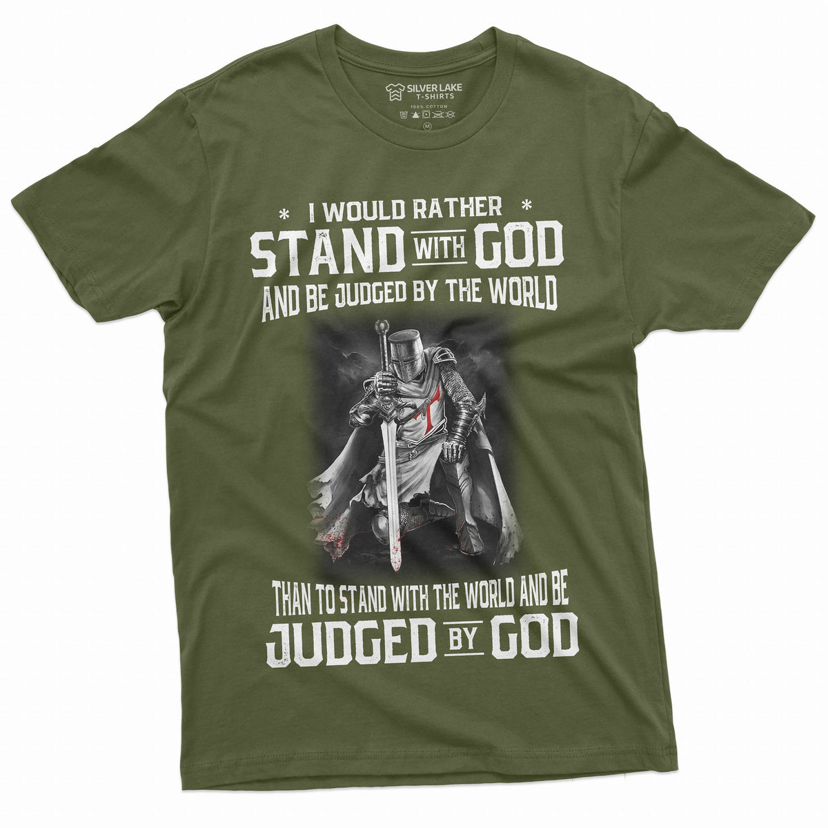 Men's God Jesus T-shirt Stand by Tee Shirt | Birthday Gifts product image 4