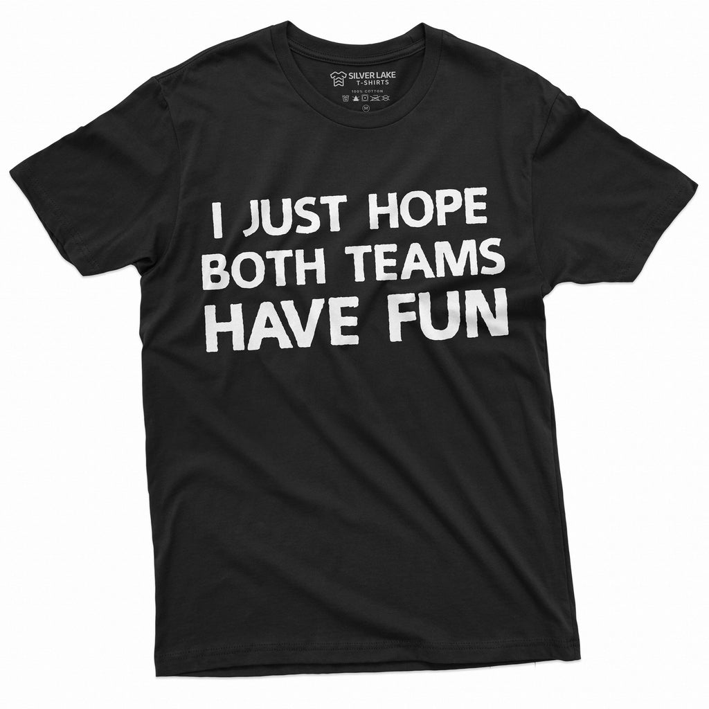 Sports Football Soccer Baseball T-shirt Both teams have fun product image 1