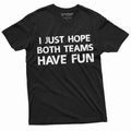 Sports Football Soccer Baseball T-shirt Both teams have fun product image 1