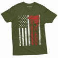 Men's Viking Till Valhalla USA Flag T-shirt American with product image 1
