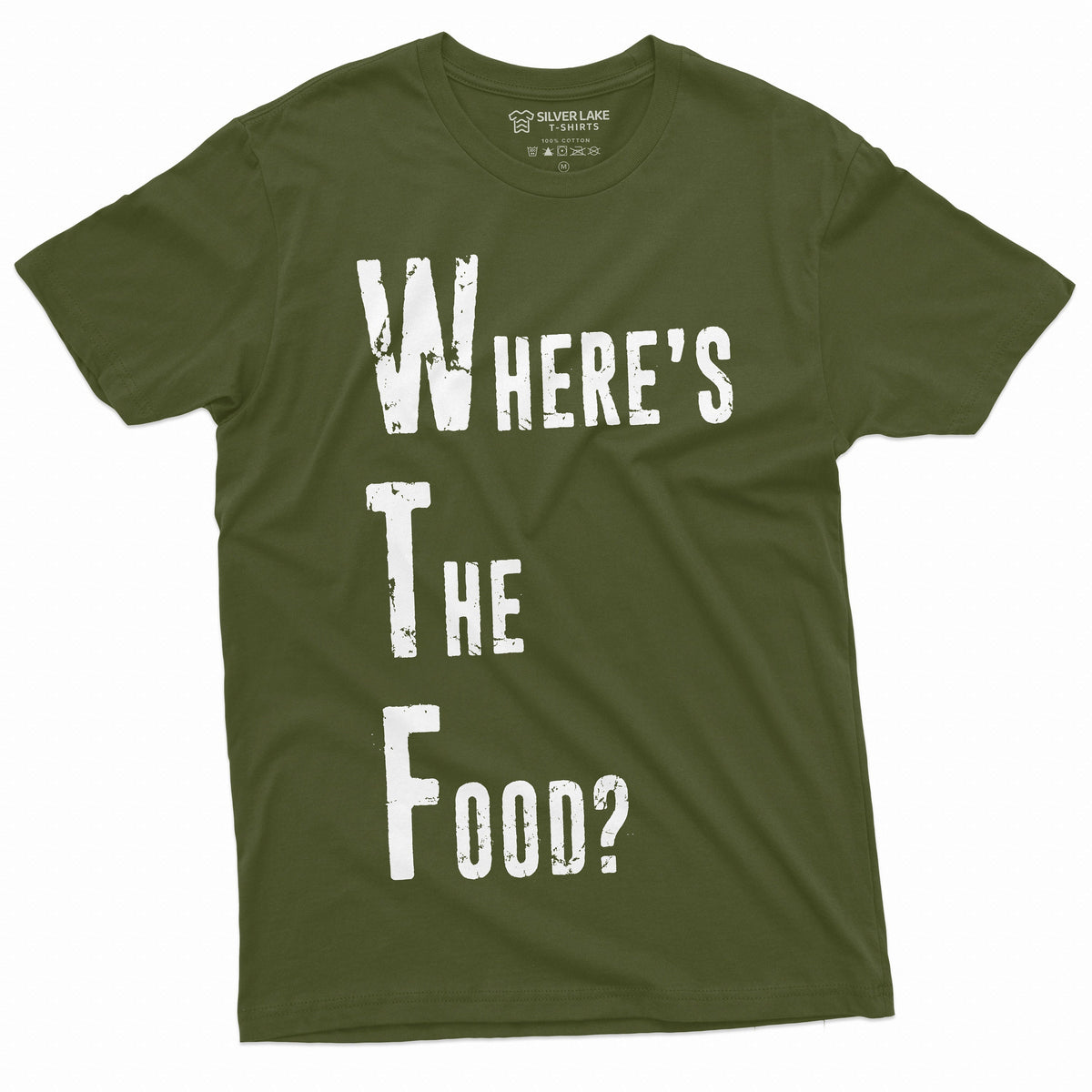 Funny WTF where is the food t-shirt Mens Womens Humor product image 1